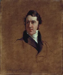 John Poulter portrévázlata, 1834 (olaj, malomdeszka)