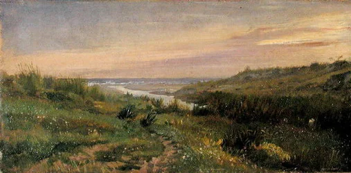 Anzio (olaj, papír, kártyára fektetve)