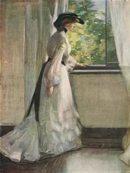 Az ablaknál, 1916