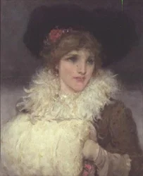 Női portré, 1895 körül