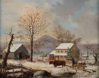 Téli jelenet, 1830-60