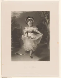 Louisa Georgina, Augusta Anne Murray portréja Miss Murray (cím a tárgyon)