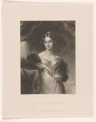 Maria Anne Ashley portréja A Hon. Mrs. Ashley (cím a tárgyon)