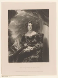 Mary Margaret Stanley portréja Wilton grófnője (cím a tárgyon)