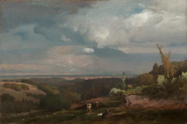 Vihar közeledése az Alban Hills felől