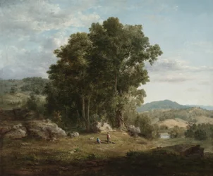 George Inness / "A favágó", 1849
