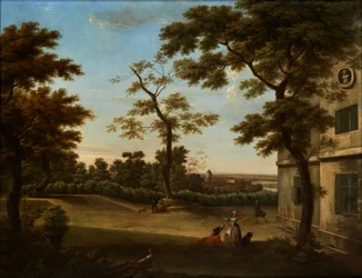 Westcombe House, Kilátás a teraszról Greenwich irányába