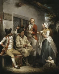 Egy újonc tőrbe csalása, 1790 körül