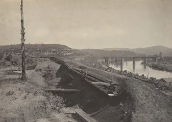 Az Etawah-híd védelme, 1860-as évek.