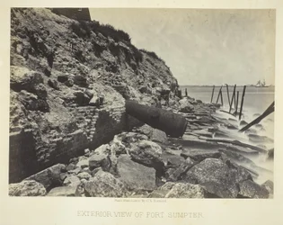 Fort Sumpter külső nézete