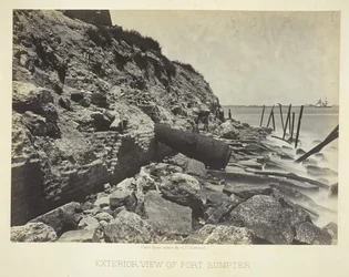Fort Sumpter külső képe, 1866.