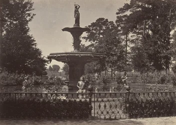 Fountain, Savannah, Georgia, 1860-as évek.