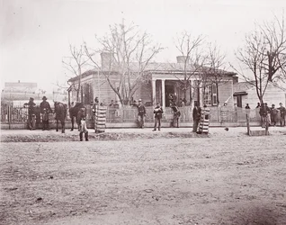 Sherman vagy Thomas tábornok főhadiszállása, Chattanooga, kb. 1864.