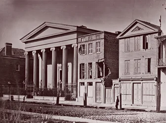Hibernian Hall, Charleston, kb. 1864.