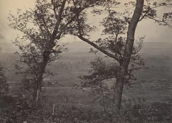 Orchard Knob a Mission Ridge-ből, 1860-as évek.