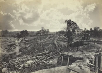 Rebel Works in Front of Atlanta, GA, No. 1, 1864.