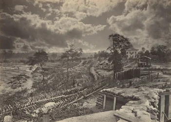 Rebel Works in Front of Atlanta, Georgia, No. 1, 1860.