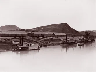 Tennessee folyó, Chattanooga 81 Lookout Mountain Spur, kb. 1864.