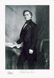 Franklin Pierce, az Amerikai Egyesült Államok 14. elnöke, pub. 1901 (mélynyomás)