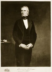 James K. Polk (1795-1849), az Amerikai Egyesült Államok 11. elnöke, kiadva 1901-ben