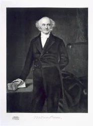 Martin Van Buren, az Amerikai Egyesült Államok 8. elnöke, pub. 1901 (mélynyomás)