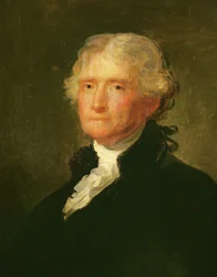 Thomas Jefferson portréja Gilbert Stuart (1755-1828) festménye után