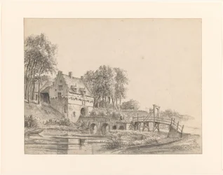 Kilátás a Kasteel Buren kapujára