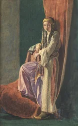 Egy török lány, 1853 (wc, papíron testszín)