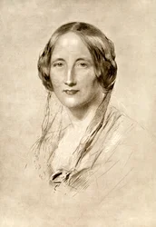 Elizabeth Gaskell, brit 19. századi regényíró, 1910.