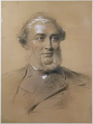 Henry Bence Jones, 1865 (szén és kréta papíron)