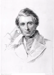 John Ruskin (1819-1900) portréja, amelyet Francis Holl (1815-84) vésett