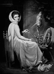 Lady Hamilton, mint The Spinstress, 1782, 1912