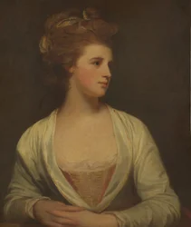 Emilynek mondott női portré Bertie Pott 1782-ben halt meg, 1781-ben.
