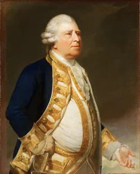 Egy zászlós tiszt portréja, 1767 körül (olajfestmény)