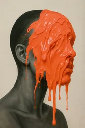 Molten Silence, 2025 (akril, vászon)