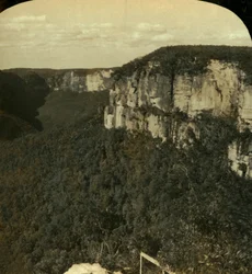 The Grose Valley, Blue Mountains, N.S.W., Ausztrália, 1909.