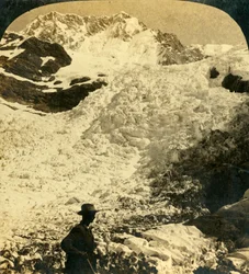 A Hochstetter Ice Falls, Új-Zéland, 1909.