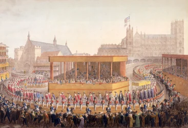IV. György király koronázási menete, Westminster, London, 1821. 07. 10.