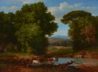 A római vízvezeték egy darabja 1852 (Olaj, vászon)