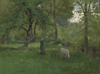 Zöld táj, 1886
