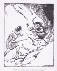 Soha nem látott még ilyen furcsa vadállatot a The Heroes-ból, amelyet George Allen és Unwin 1929-ben adott ki.