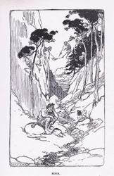 Sinis, a The Heroes-ból George Allen és Unwin 1929-ben (színes litó)