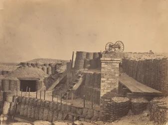 Erődítmények Charleston közelében, Dél-Karolinában, kb. 1861.