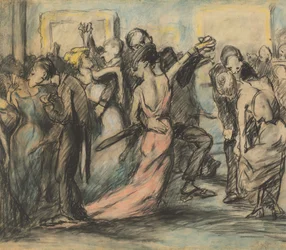 Társadalombál [verso], c. 1907.