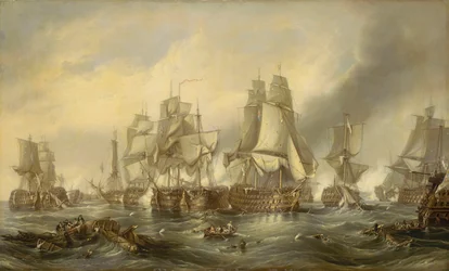 A trafalgari csata, 1805. október 21., 1836 körül (olaj, vászon)