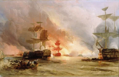 Algír bombázása, 1816. augusztus 27., 1836 körül (olajfestmény)