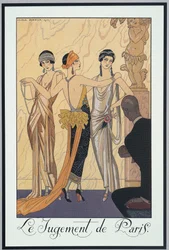 Falbalas et Fanfreluches, Almanach 1924-re, The Judgement of Paris, George Barbier, print