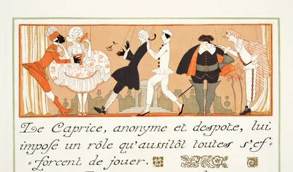 Le Caprice, a Personages de Comedie pub. 1922 (sablonnyomat)