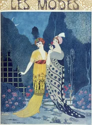 Les Modes (színes litho)