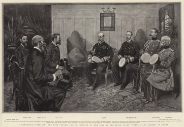 Emlékezetes interjú, a búr tábornokokat a király fogadta a Victoria és Albert királyi jachton Cowes-ban